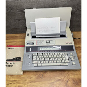 Smith Corona XD 7600 Word Processing Typewriter - Tested